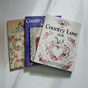 Quilting Applique Books Cheryl A. Benner and Rachel T. Pellman ~ Lot of 3